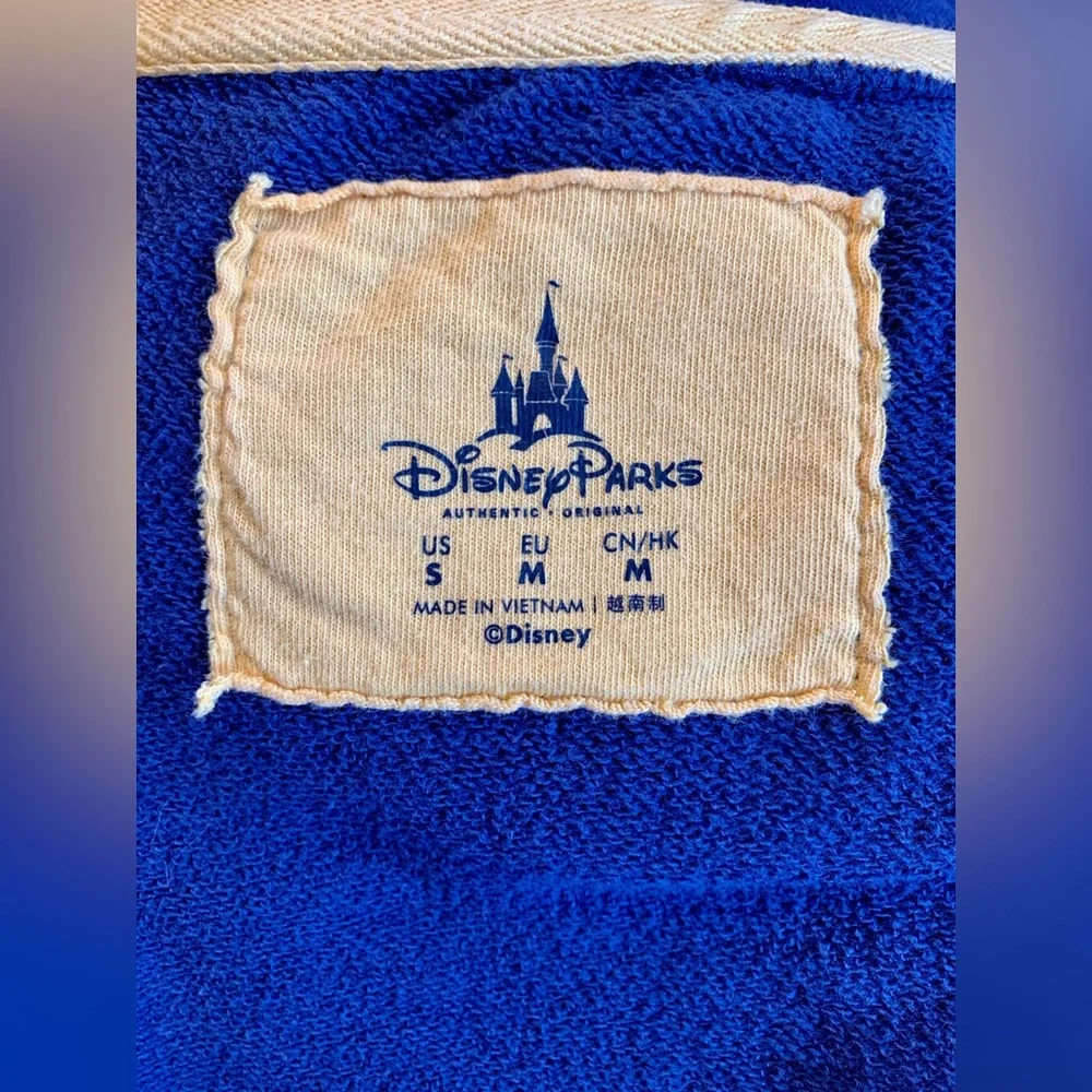 Vintage Disney Parks Varsity Letter Pullover Sweatshirt. EUC. Size Small.